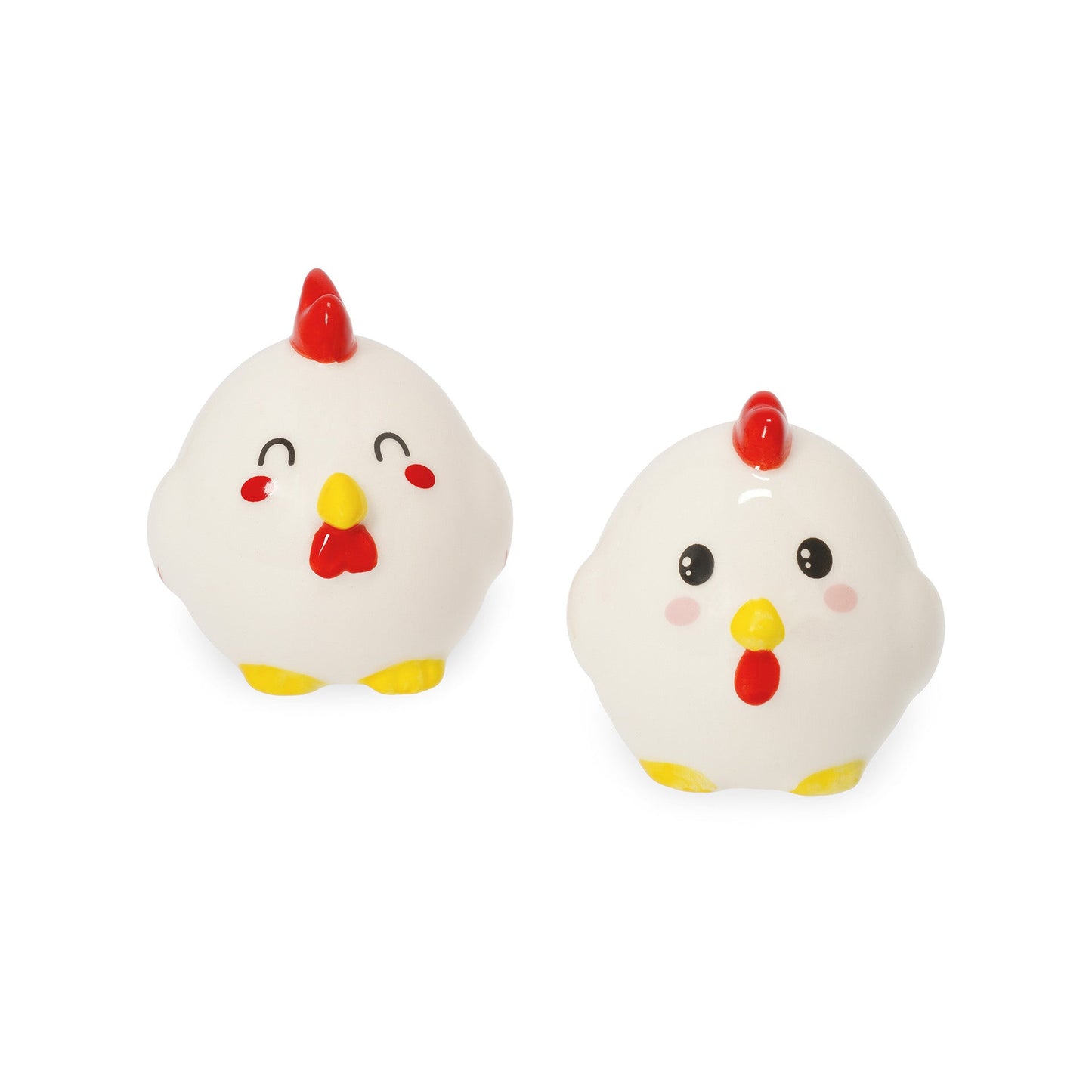 Set de Salero y Pimentero de Cerámica – Hen Couple – Legami Les Trouvailles de Tolède