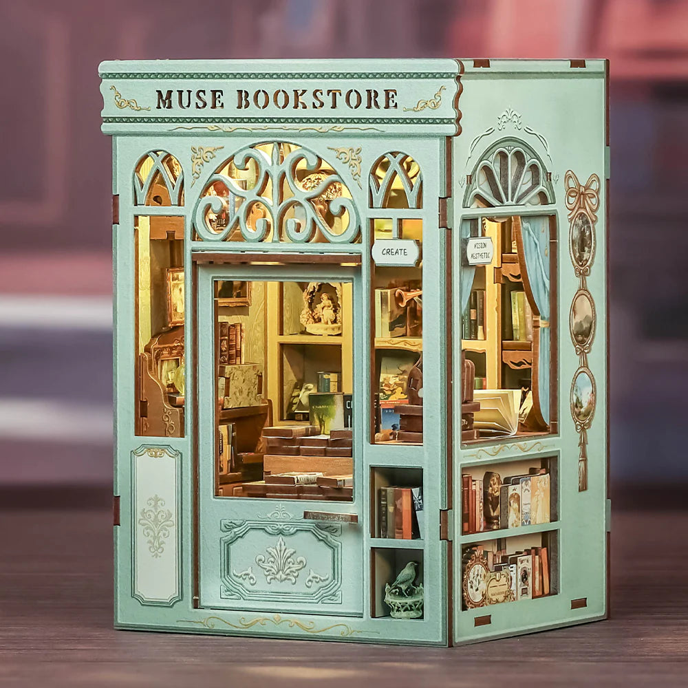 Casa Miniatura DIY “Librería Muse” Les Trouvailles de Tolède