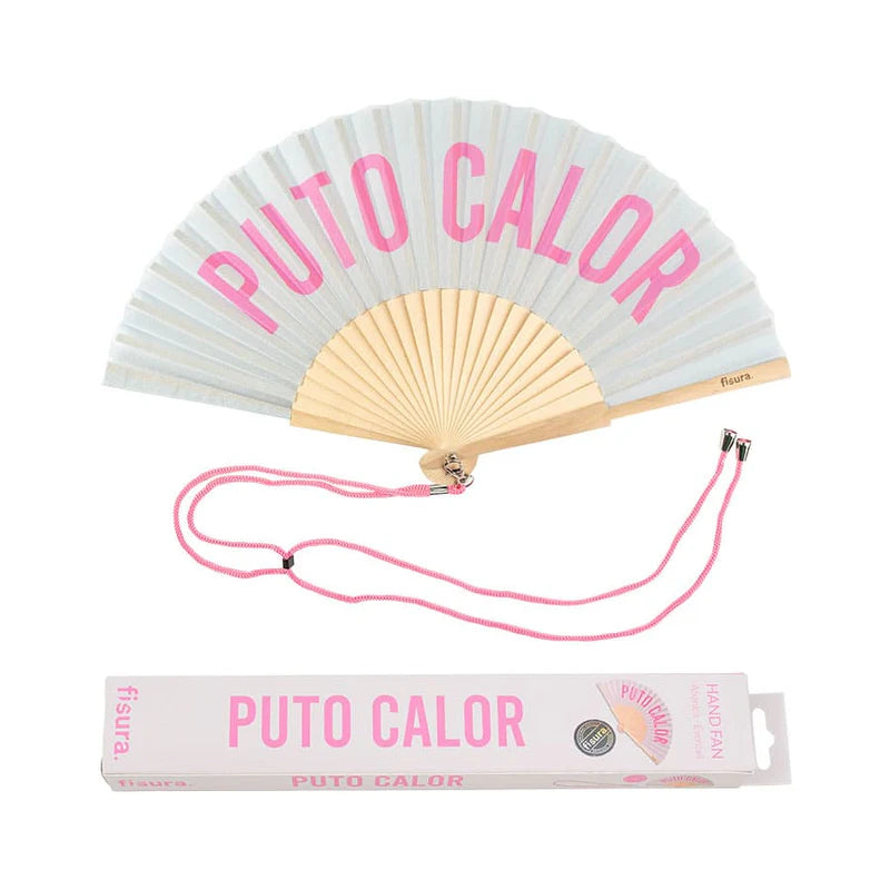 Abanico Puto calor gris Les Trouvailles de Tolède