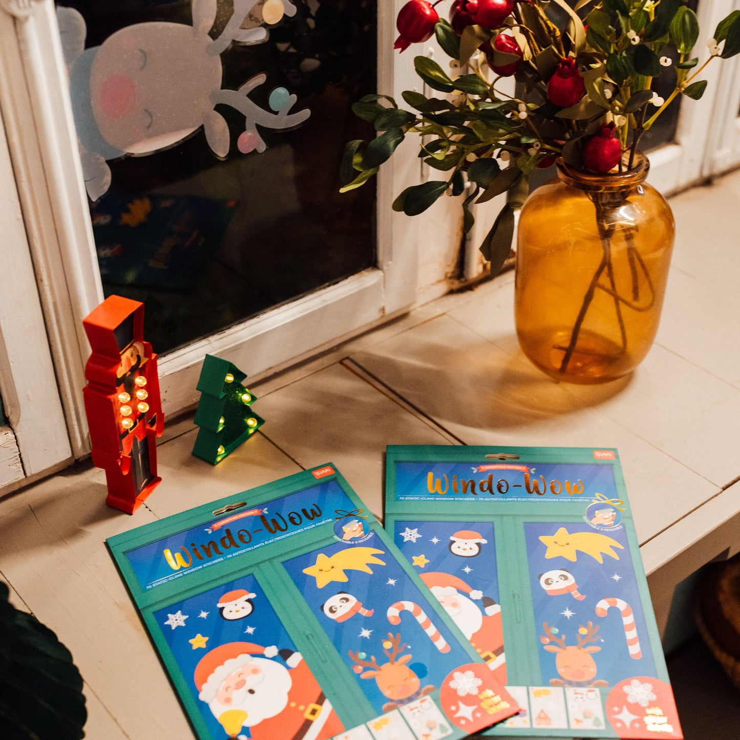 Pegatinas navideñas para ventanas Les Trouvailles de Tolède