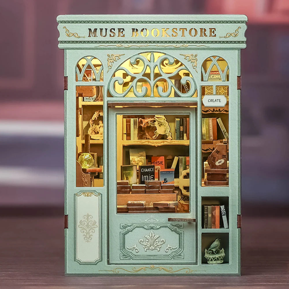 Casa Miniatura DIY “Librería Muse” Les Trouvailles de Tolède