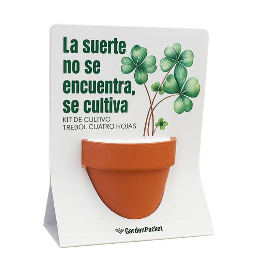 MENSAJE EN TERRACOTA – Trébol de cuatro hojas Les Trouvailles de Tolède