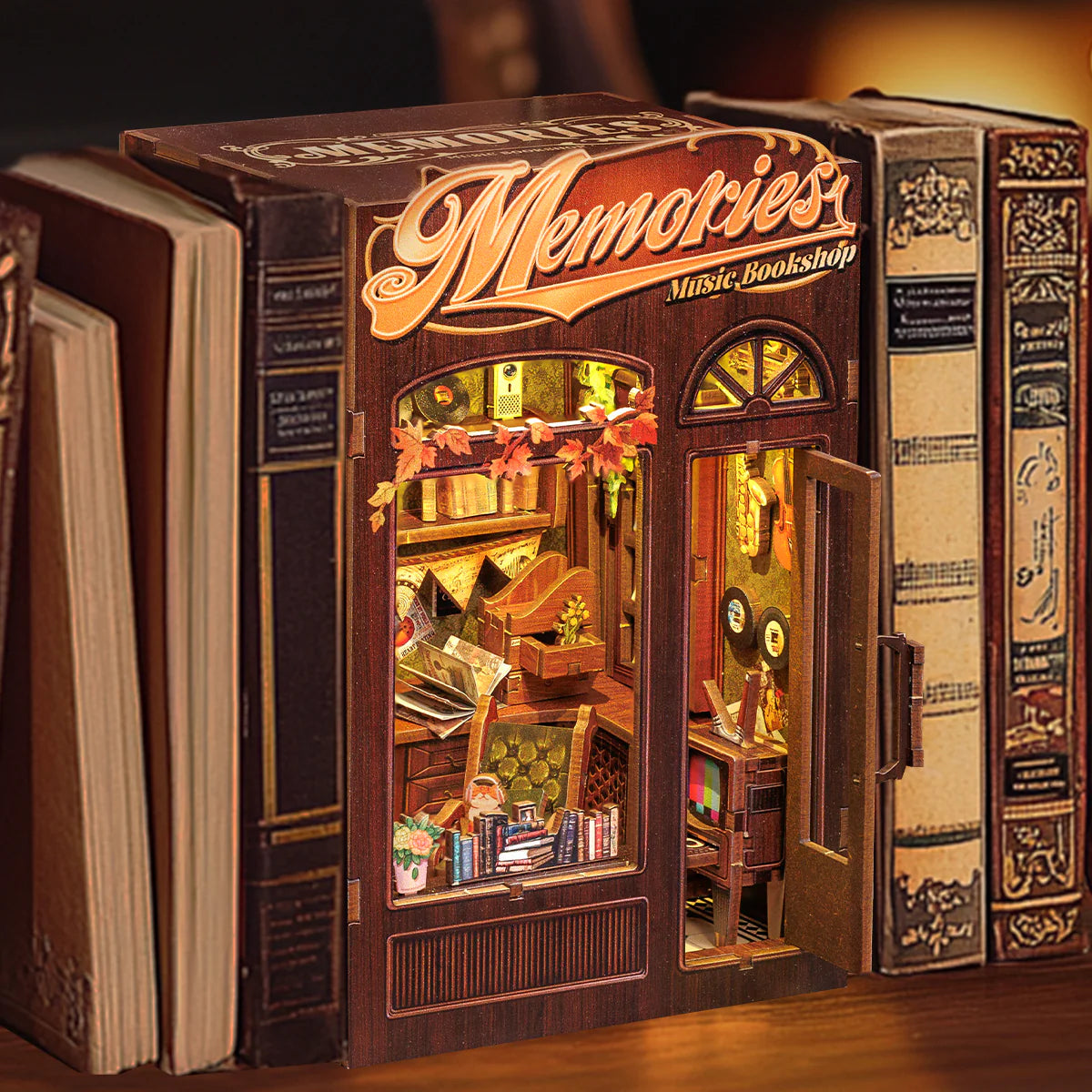 Kit DIY Miniatura – Memories Music Bookshop Les Trouvailles de Tolède