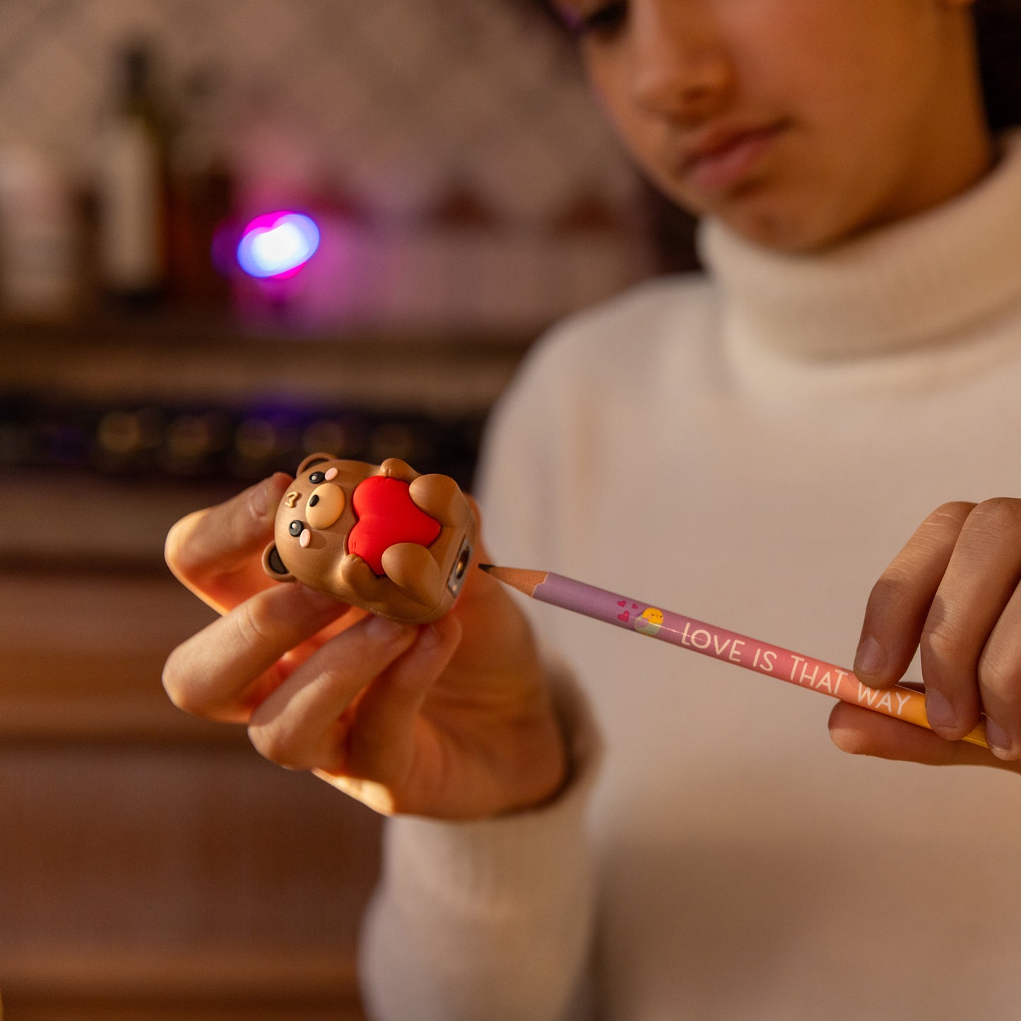 Sacapuntas Luminoso – Teddy Bear – LEGAMI