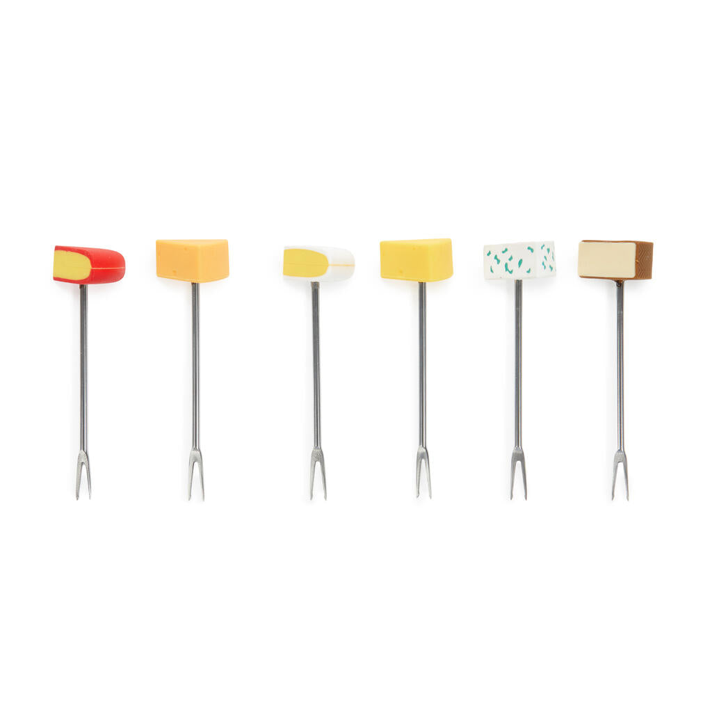 Tenedores Aperitivo Queso Inox | Set de 6 Les Trouvailles de Tolède
