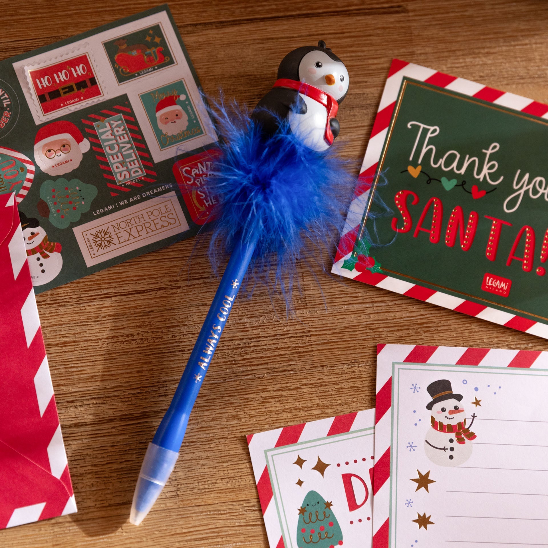 Bolígrafo pingüino luminoso Les Trouvailles de Tolède