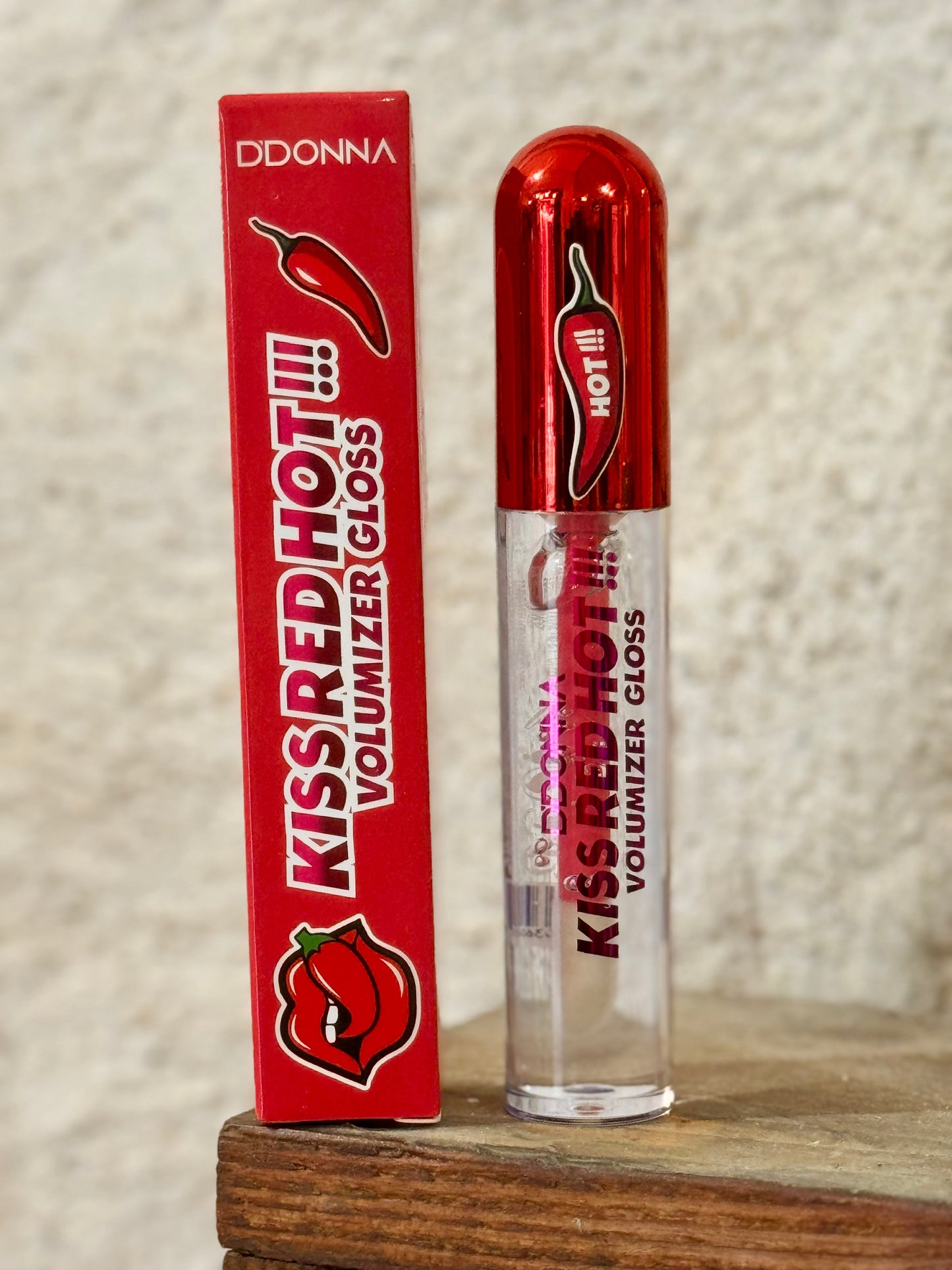 Kiss Red Hot · Lip Gloss Repulpante Les Trouvailles de Tolède
