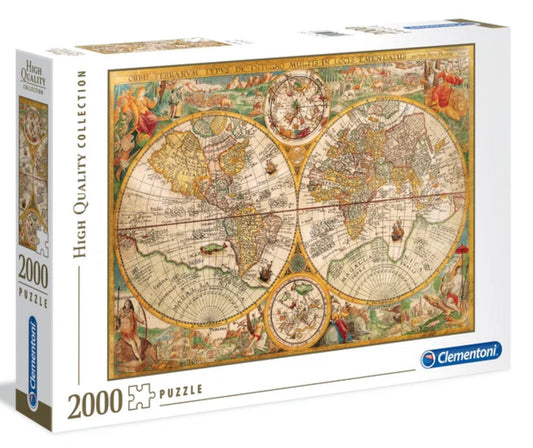 Puzzle 2000 piezas – Mapa Antiguo Les Trouvailles de Tolède