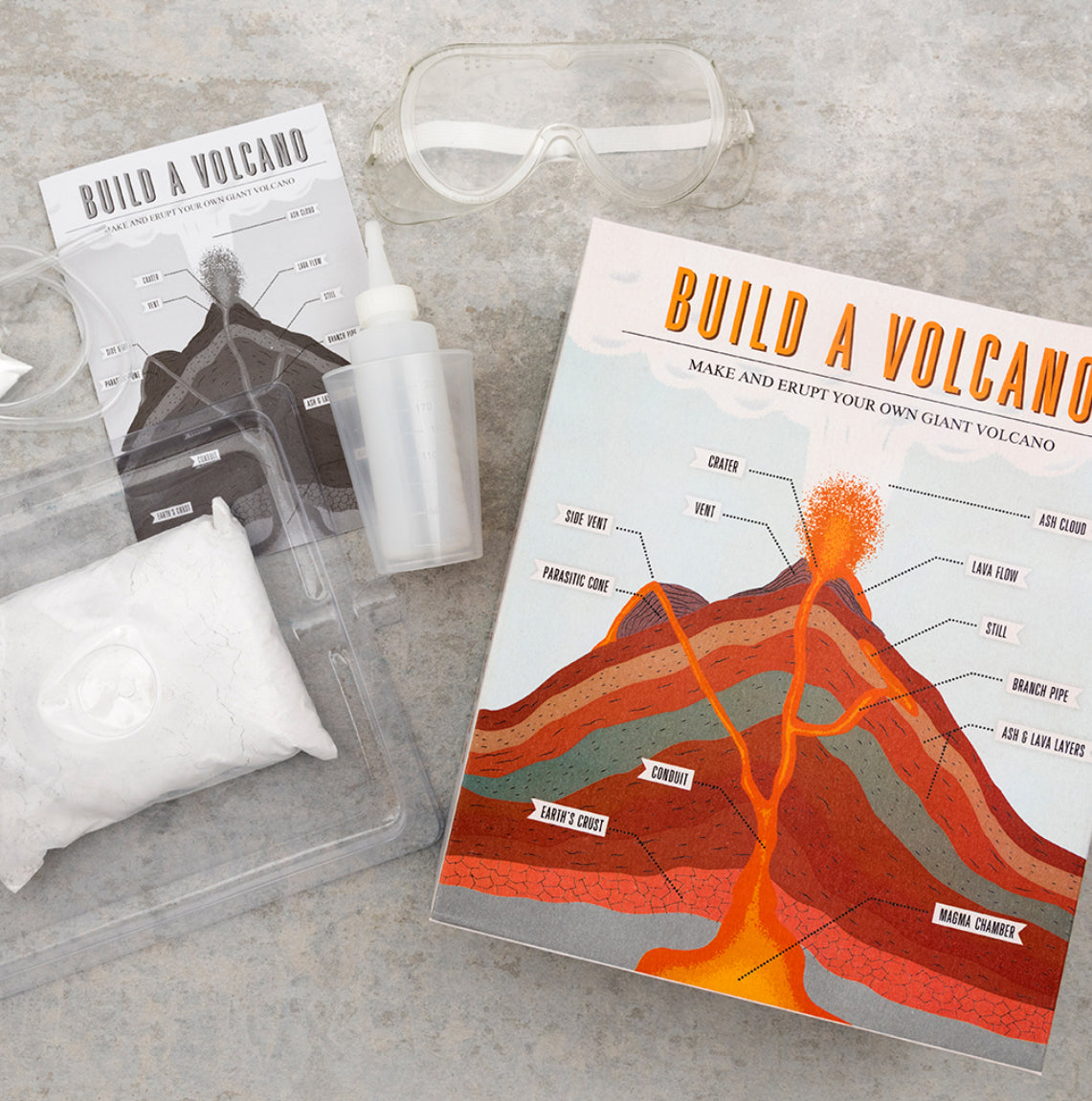 Kit Científico Construye tu Propio Volcán Les Trouvailles de Tolède