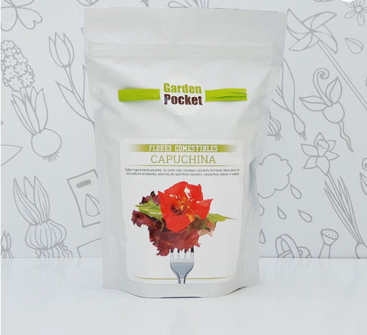 Capuchina – Flor Comestible de Colores Vivos Les Trouvailles de Tolède