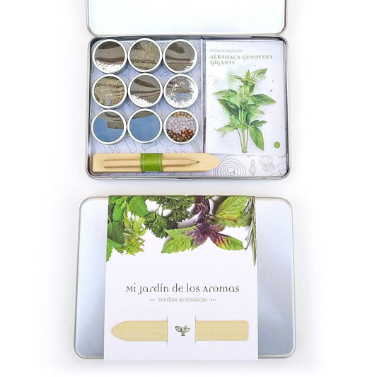 Mi Jardín de los Aromas – Kit de Hierbas Aromáticas Ecológicas Les Trouvailles de Tolède