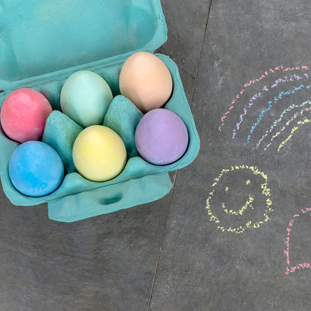 Huevos de Tiza – 6 Colores Les Trouvailles de Tolède