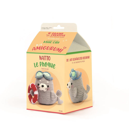 Kit Amigurumi Natto la Foca Les Trouvailles de Tolède