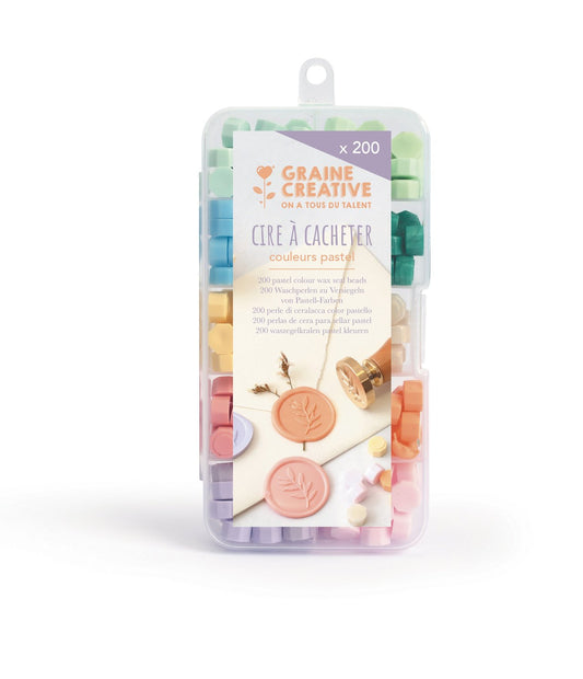 Perlas de cera para sellar – Colores pastel Les Trouvailles de Tolède