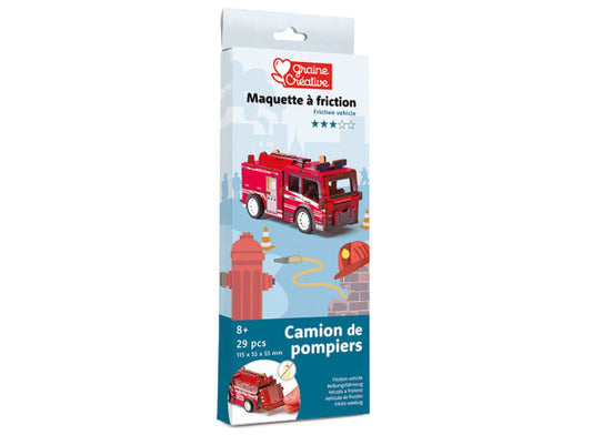 Maqueta a Fricción – Camión de Bomberos para Construir Les Trouvailles de Tolède