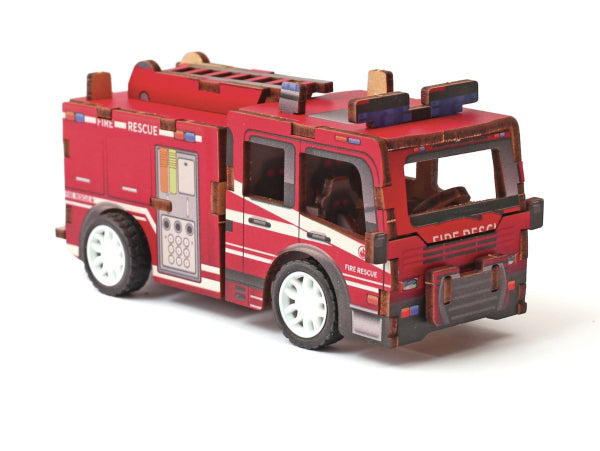 Maqueta a Fricción – Camión de Bomberos para Construir Les Trouvailles de Tolède