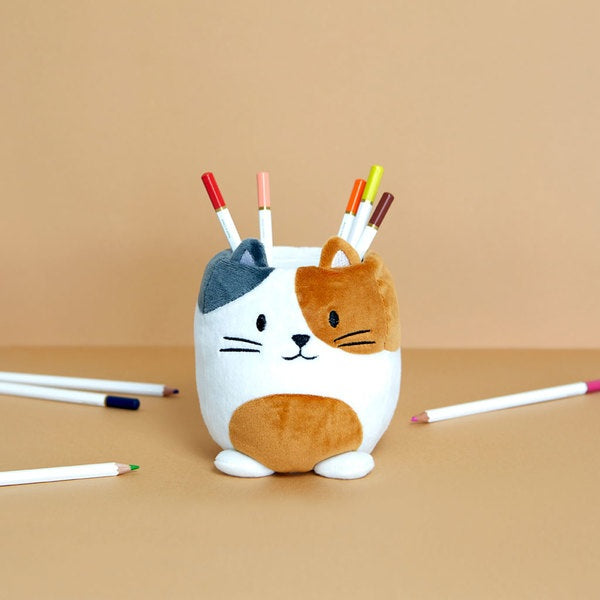 Portalápices Fluffy Kitty Calico Les Trouvailles de Tolède
