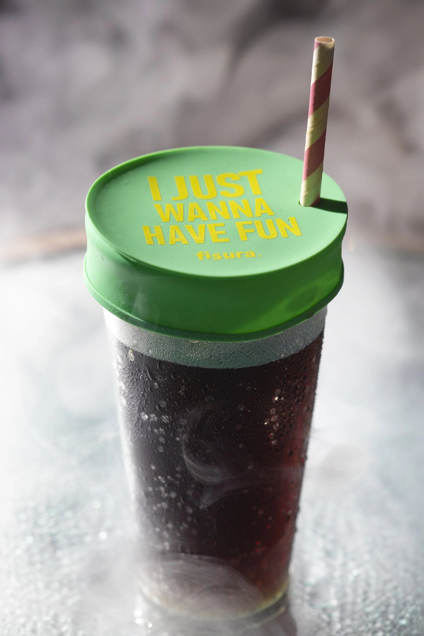 Tapa vasos antídroga “I Just Wanna Have Fun” Les Trouvailles de Tolède