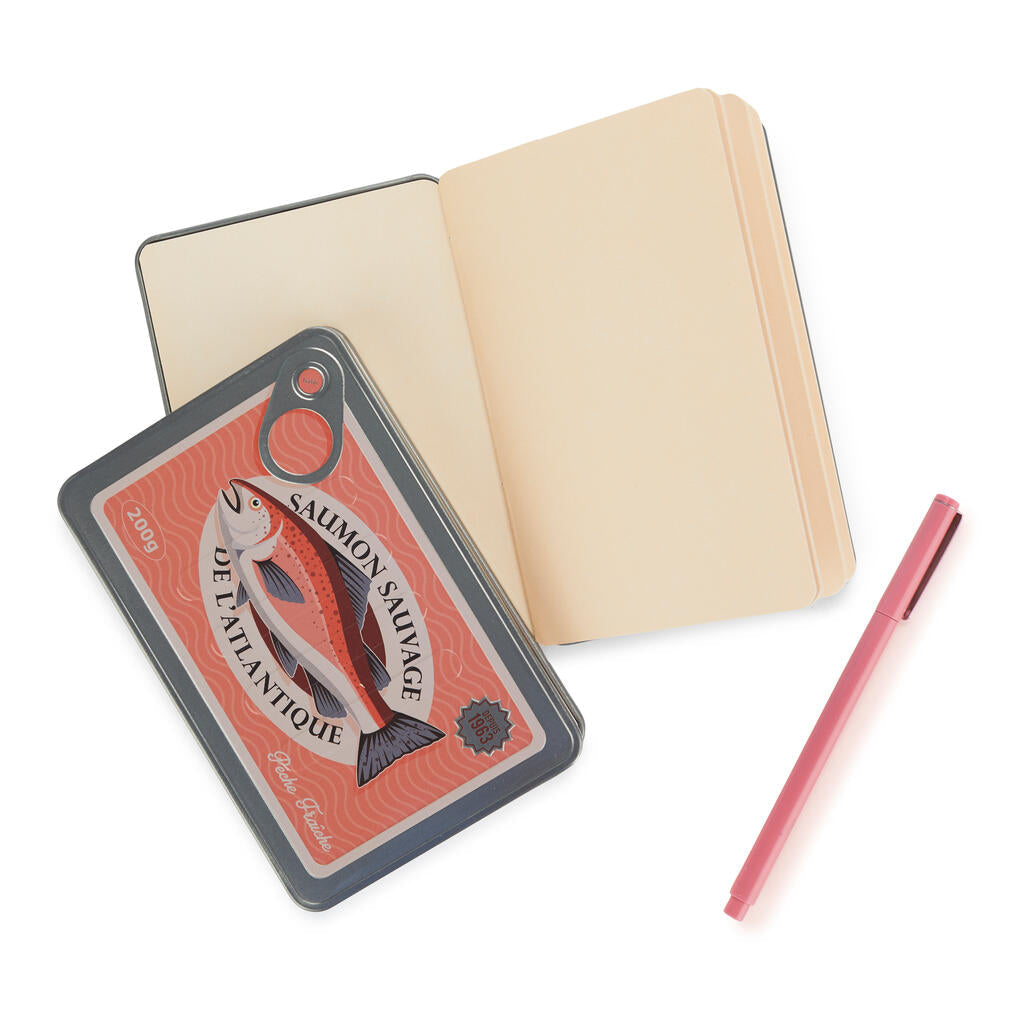 Cuaderno Salmón Salvaje – Rojo Les Trouvailles de Tolède