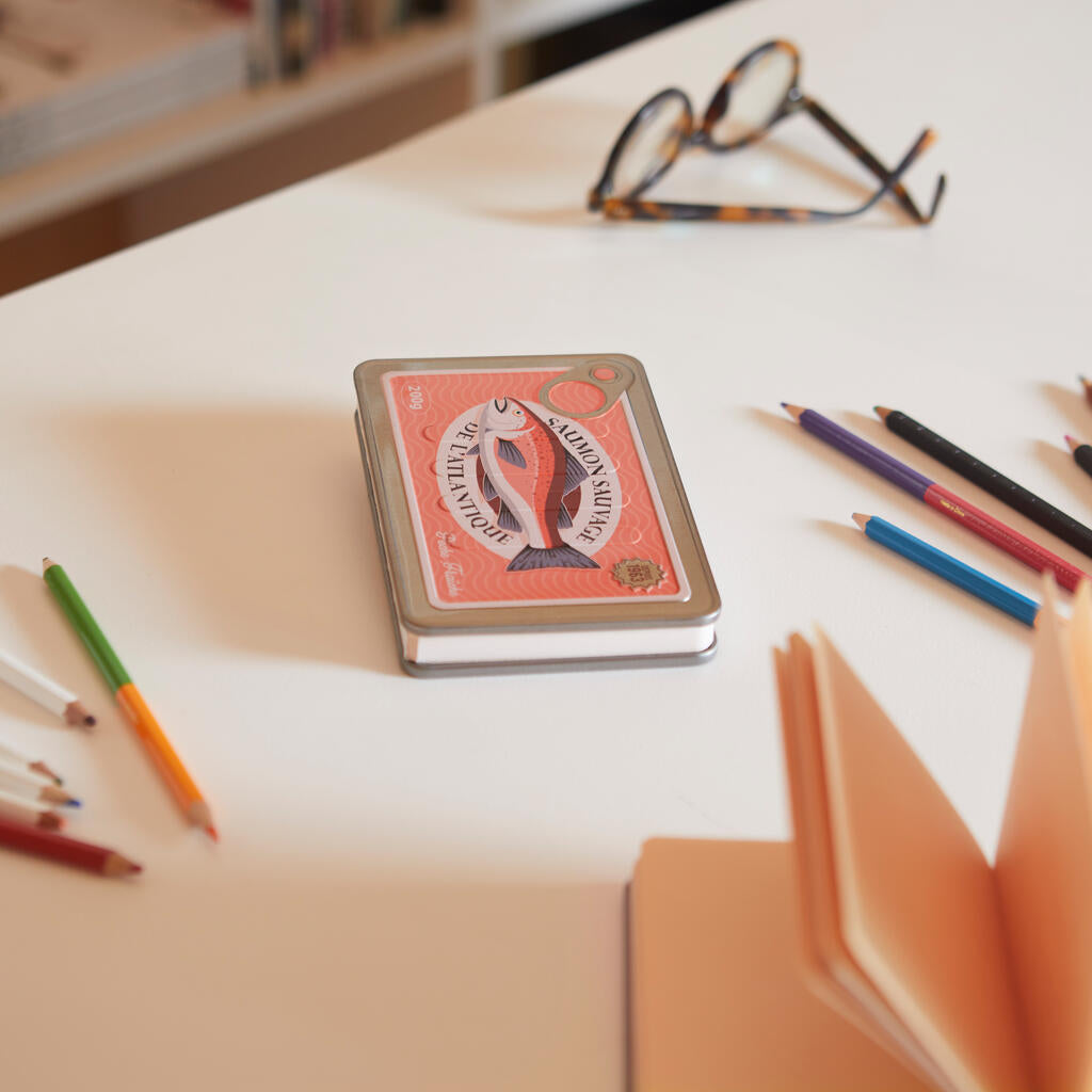 Cuaderno Salmón Salvaje – Rojo Les Trouvailles de Tolède