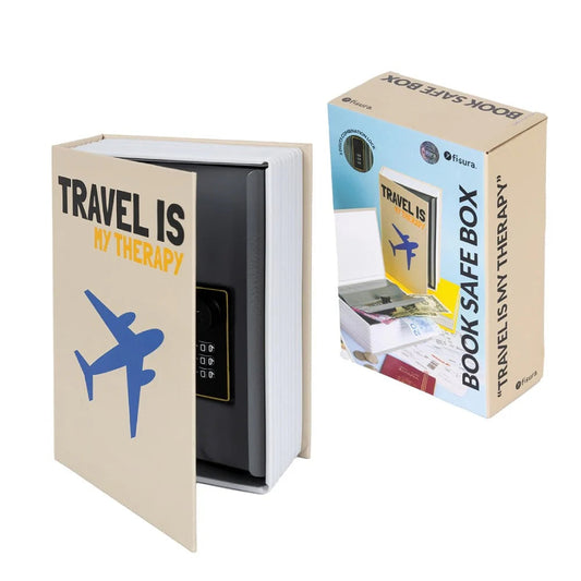 Caja fuerte libro “Travel is my therapy” Les Trouvailles de Tolède