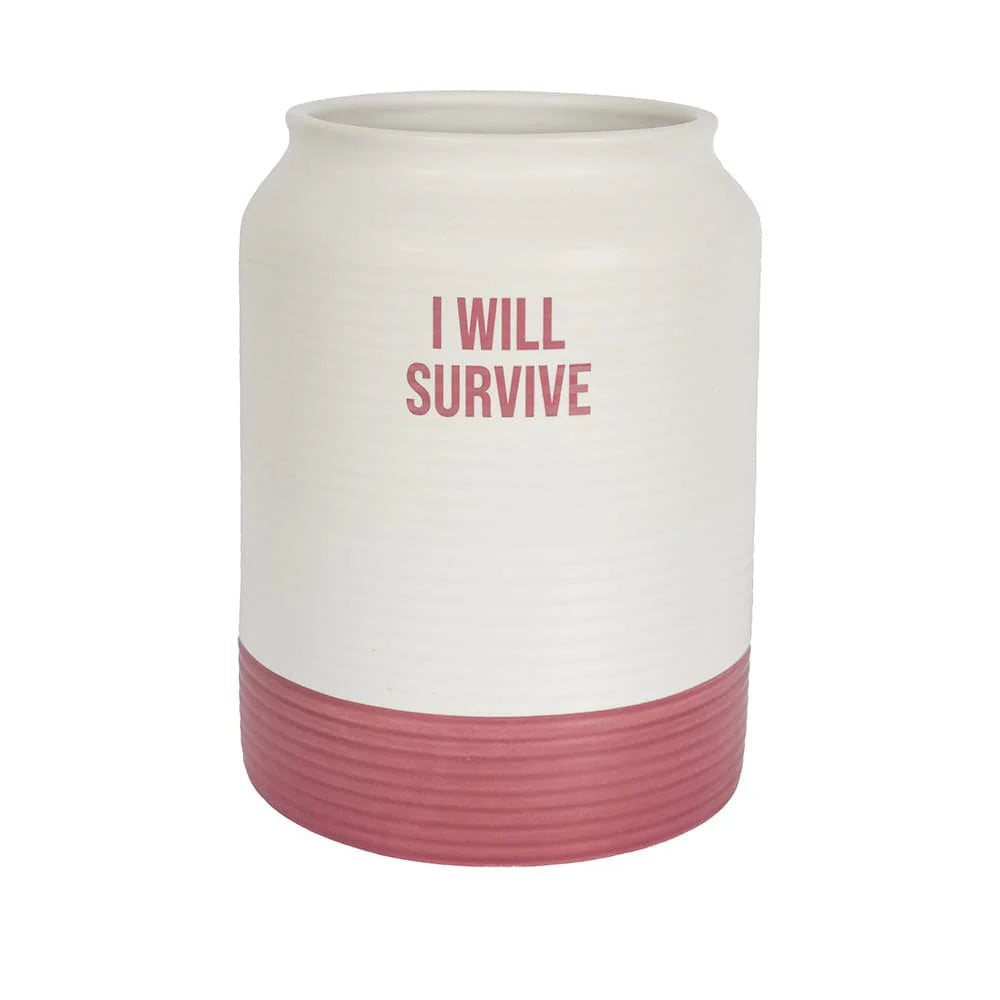 Jarrón “I will survive” Les Trouvailles de Tolède