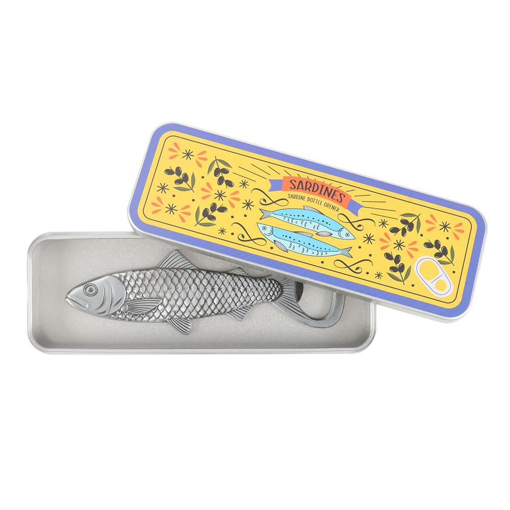 Abridor sardina con caja Les Trouvailles de Tolède