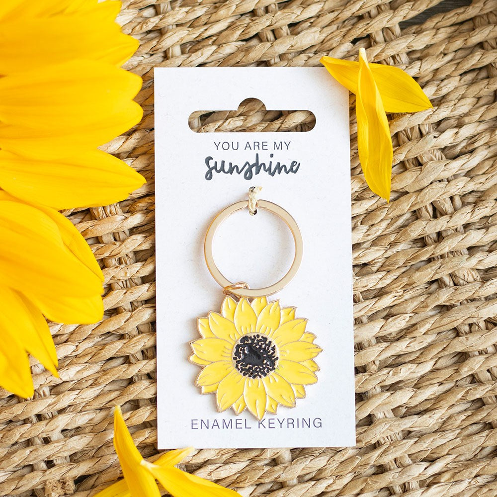 Llavero Girasol “You Are My Sunshine” - Charm floral Les Trouvailles de Tolède