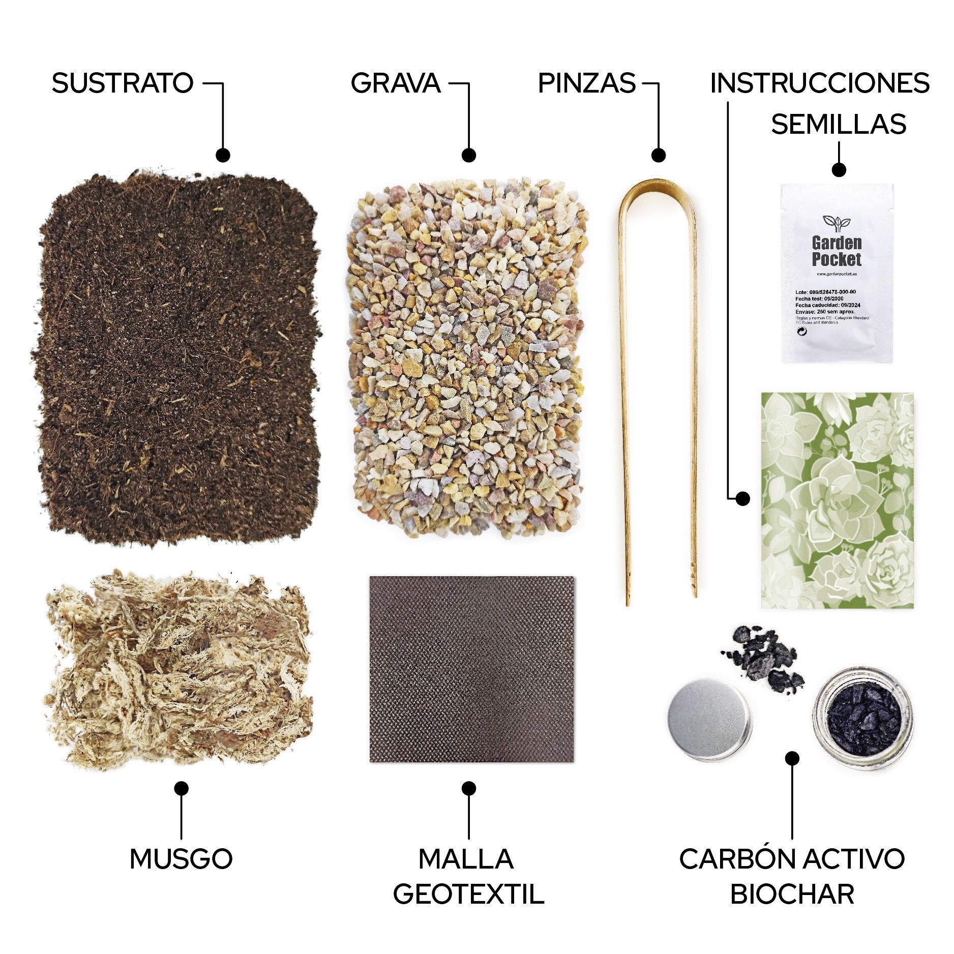 Kit TERRARIUM Suculentas Les Trouvailles de Tolède