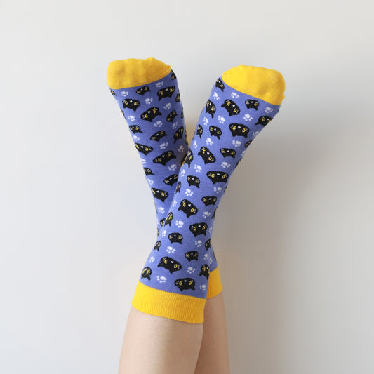 Calcetines fantasía – Gatos negros