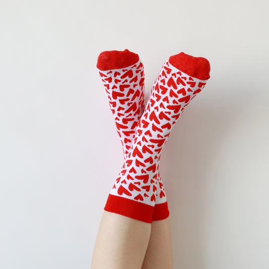 Calcetines fantasía – Corazones