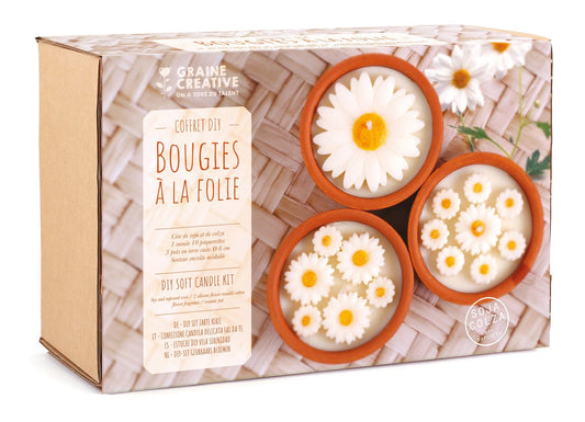 Kit DIY Velas Margaritas Les Trouvailles de Tolède