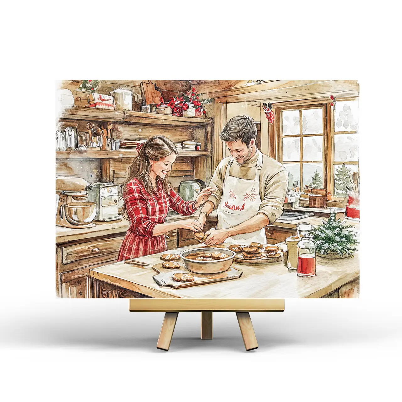 Tarjeta postal - Galletas de Navidad Les Trouvailles de Tolède