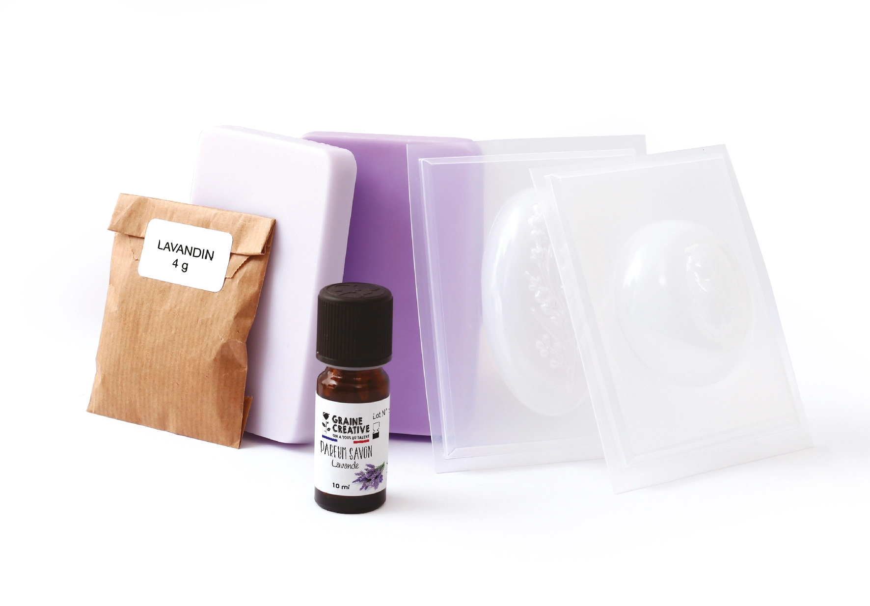 Kit DIY Jabones – Lavanda Les Trouvailles de Tolède
