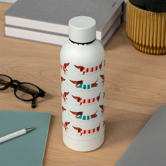 Botella de acero inoxidable 500 ml – Diseño perro salchicha Les Trouvailles de Tolède