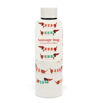 Botella de acero inoxidable 500 ml – Diseño perro salchicha Les Trouvailles de Tolède